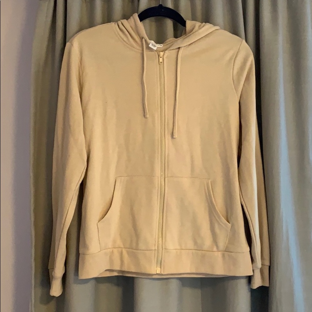 Beige Tilly’s Zip Up Hoodie